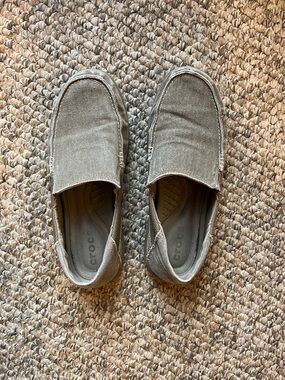 CROCS Men’s Canvas Slip-On Loafers